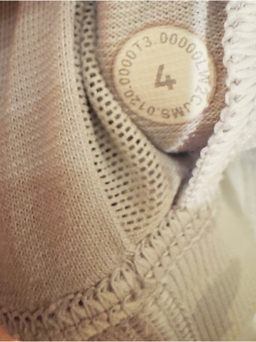 Lululemon Energy Bra Long Line Incognito Camo Jacquard Alpine White Grey Size 4‎ - Picture 5 of 5